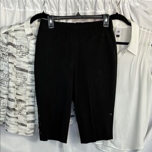 Isaac Mizrahi Live Cropped Pants